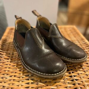Men's Brown Leather Blundstone Low-top Shoes